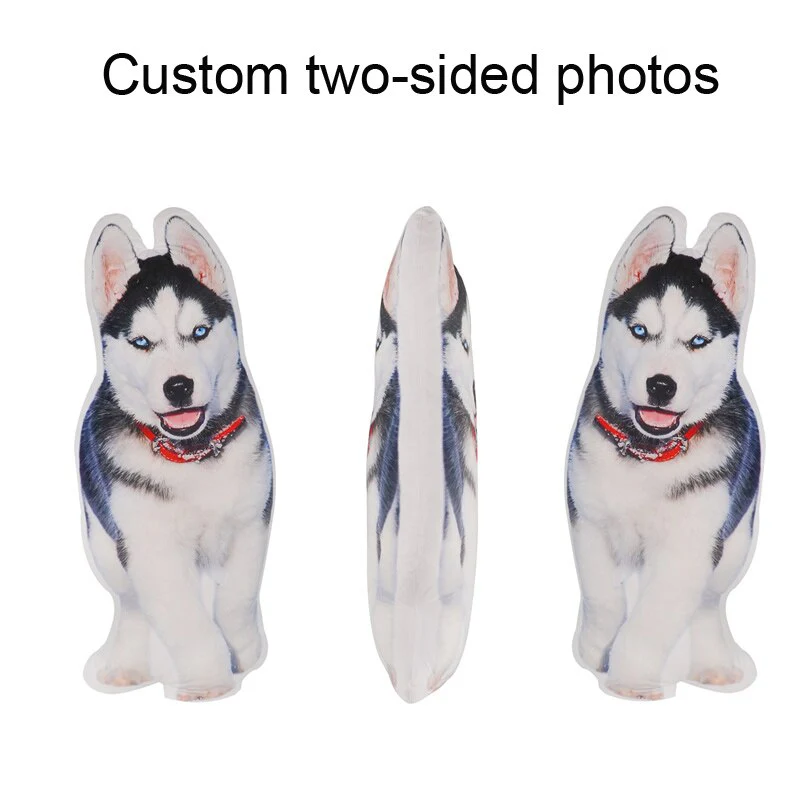HULIANFU Personalized Photo DIY Pet Cushion Toys Dolls Stuffed Animal Pillow Custom Dog Cat Picture Cushion Christmas gifts Memorial gift - Deanwangkt