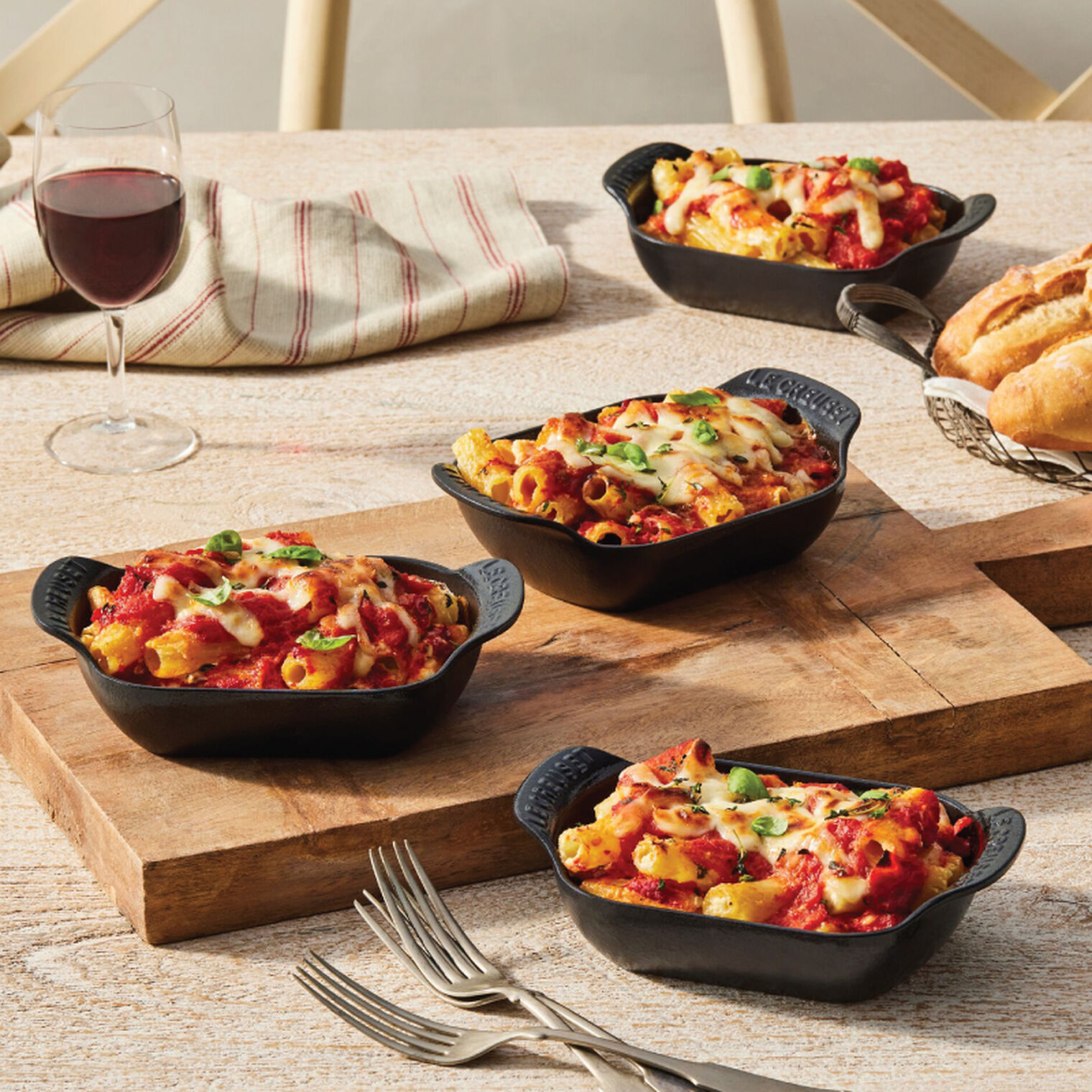 Gourmand Collection Rectangular Baker, Set of 4