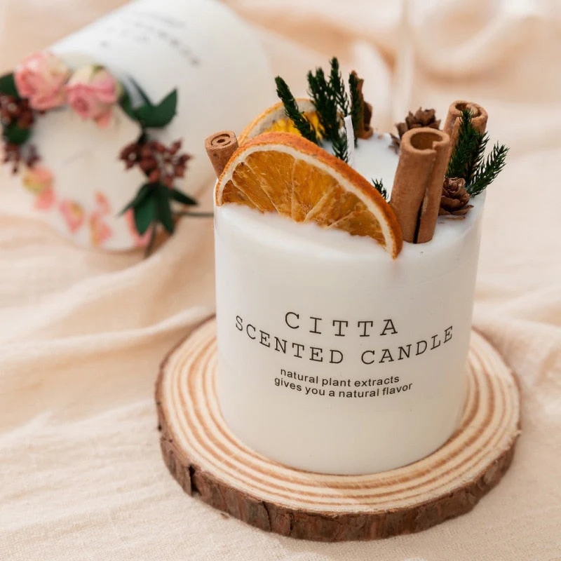 HULIANFU Soy Wax Fragrance Candles Romantic Pillar Candle Wedding Birthday Christmas Decoration Home Furnishing Scented Candle Hot Sale - Deanwangkt