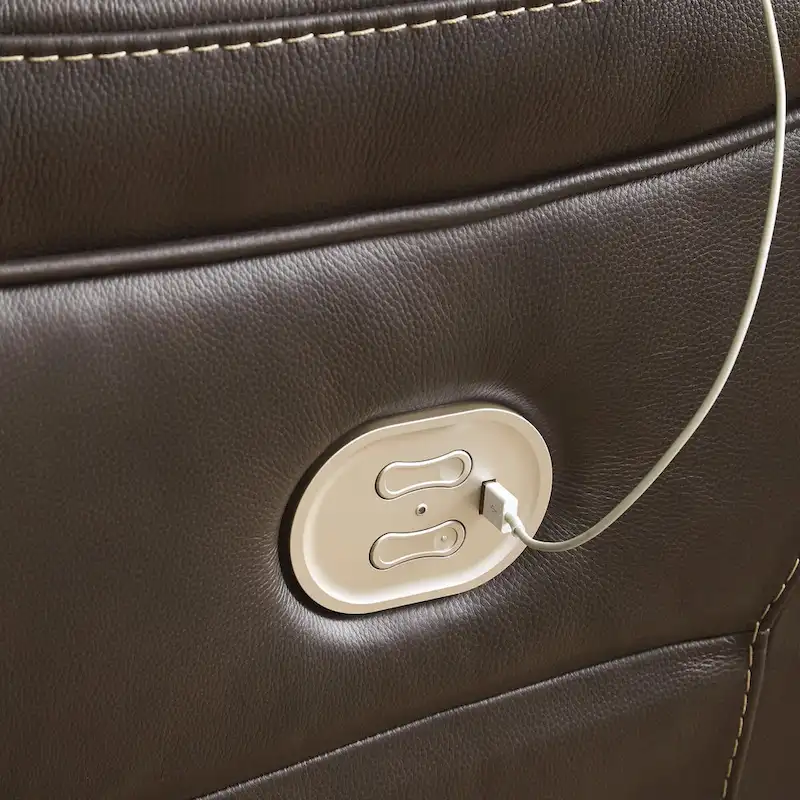 Signature Design by Ashley Dunleith 3-Piece Power Reclining Sectional Loveseat with Console