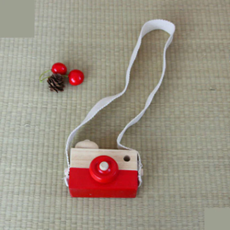 HULIANFU Nordic European Style Camera Toys Baby Kids Room Decor Furnishing Articles Child Christmas Birthday Wood Gifts - Deanwangkt