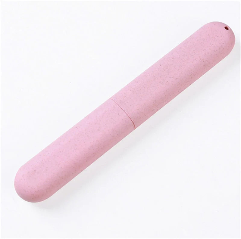 HULIANFU Travel Accessories Toothbrush Tube Cover Case Cap Fashion Plastic Suitcase Holder Baggage Boarding Portable Bathroom Accessories - Deanwangkt