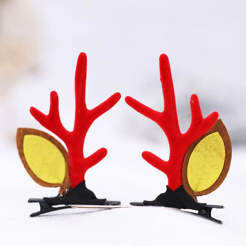 HULIANFU 2026  Christmas Headband Adornment Cute Antler Festival Style Headband Reindeer Ornaments Party Horns Cosplay Accessories - Deanwangkt