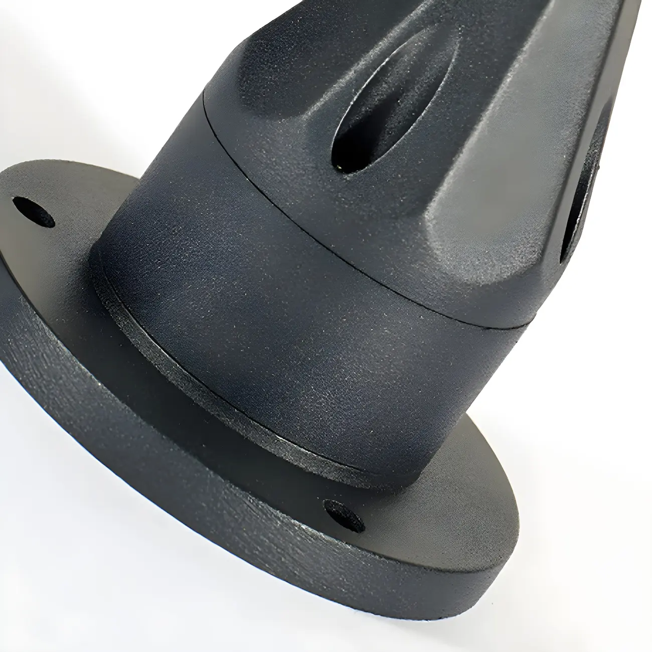 Black Metal Diamond-Design Post Cap Light