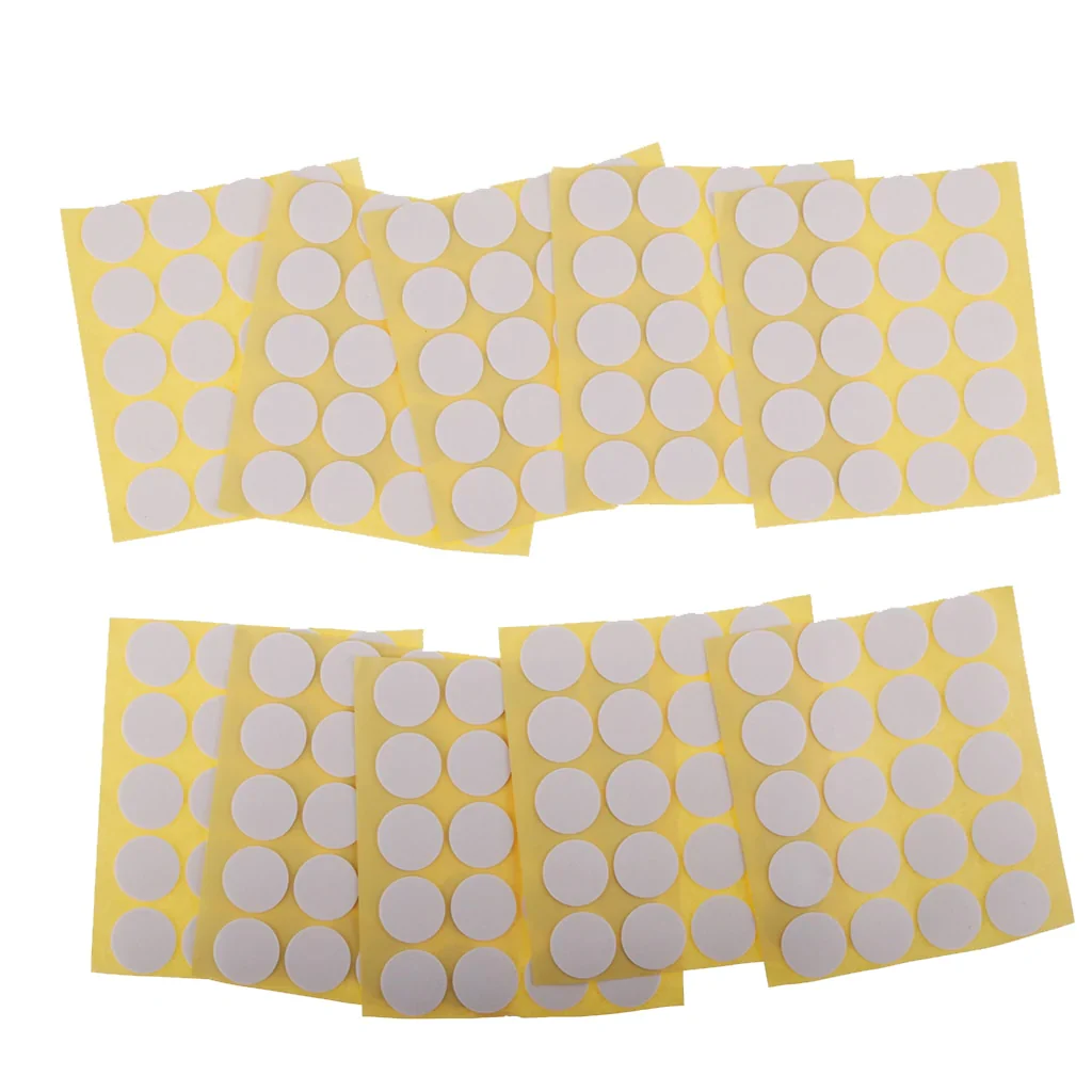HULIANFU Pack of 100/200 Candle Wick Stickers Double-sided Adhesive Dots for Candle Making 20mm - Deanwangkt