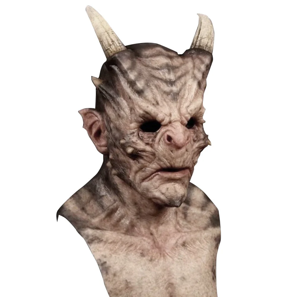 HULIANFU Steam Skull Halloween Mask Realistic Latex Full Face Creepy Skull Head Headgear Horror Mask Party Halloween Decoration - Deanwangkt