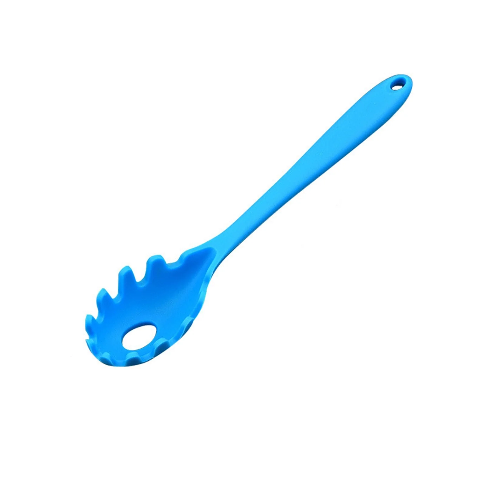 HULIANFU Practical Cooking Tool  Bottom Noodle Multifunctional Spoon Soft Silicone Ergonomic Pasta Fork Home Kitchen Mini Portable - Deanwangkt
