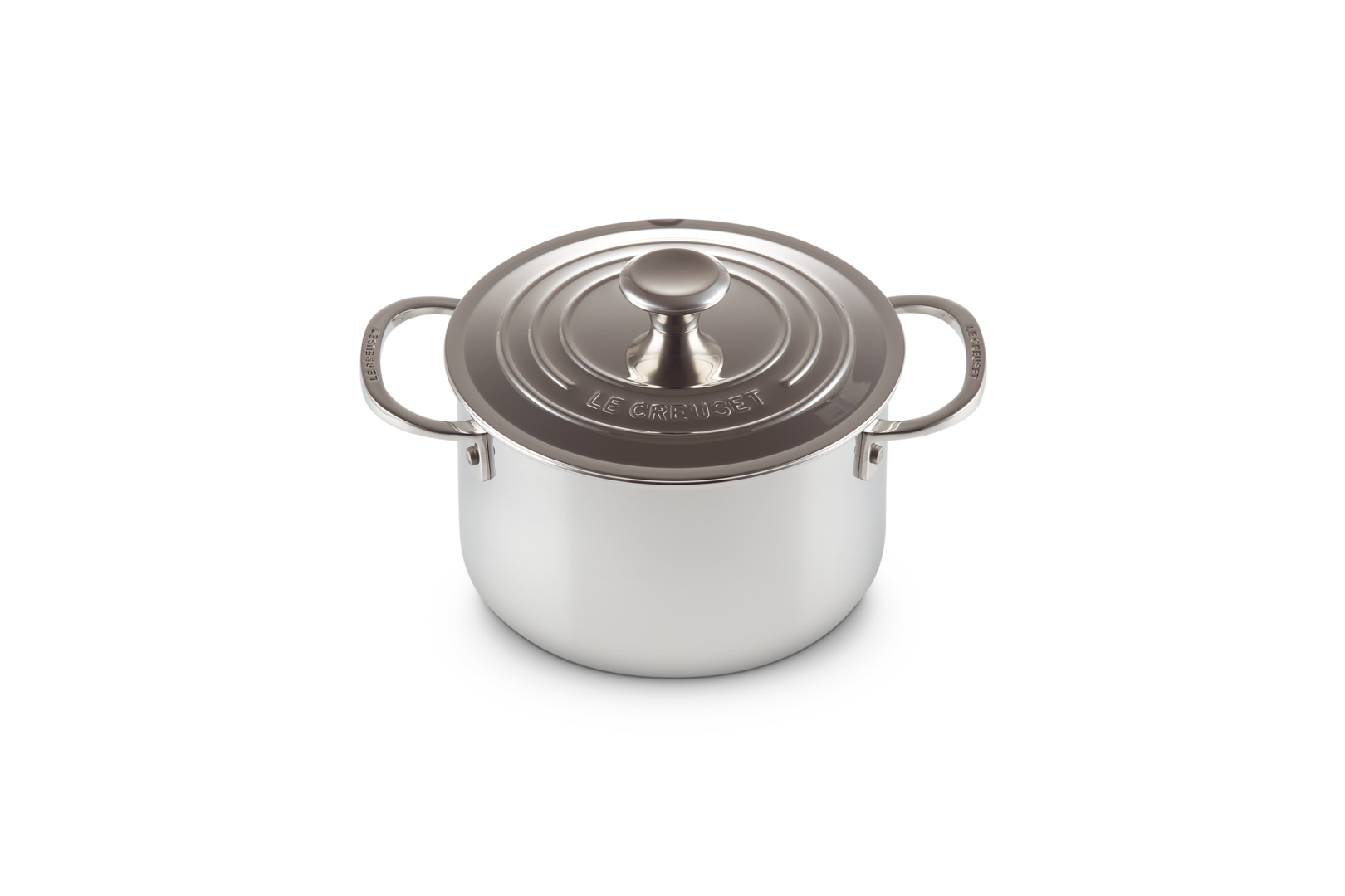 Signature Stainless Steel Deep Casserole with Lid