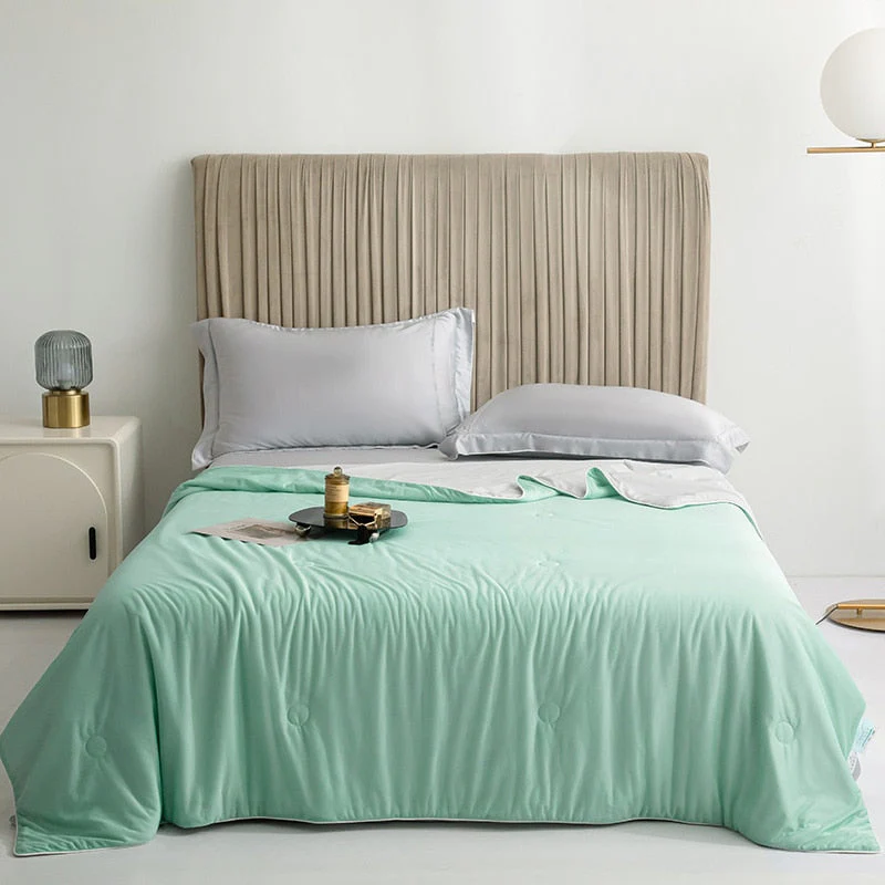 HULIANFU Peter Khanun Cooling Blankets Smooth Air Condition Comforter Lightweight Summer Quilt with Double Side Cold & Cooling Fabric - Deanwangkt