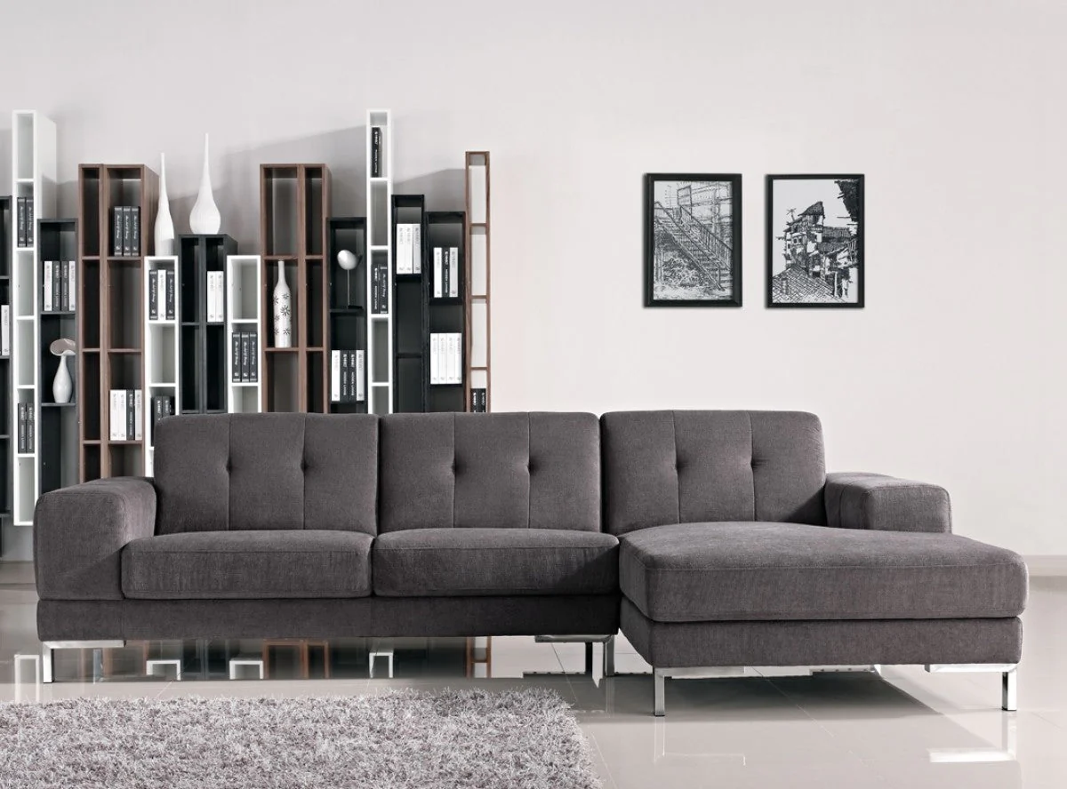 Ford Modern Grey Fabric Sectional