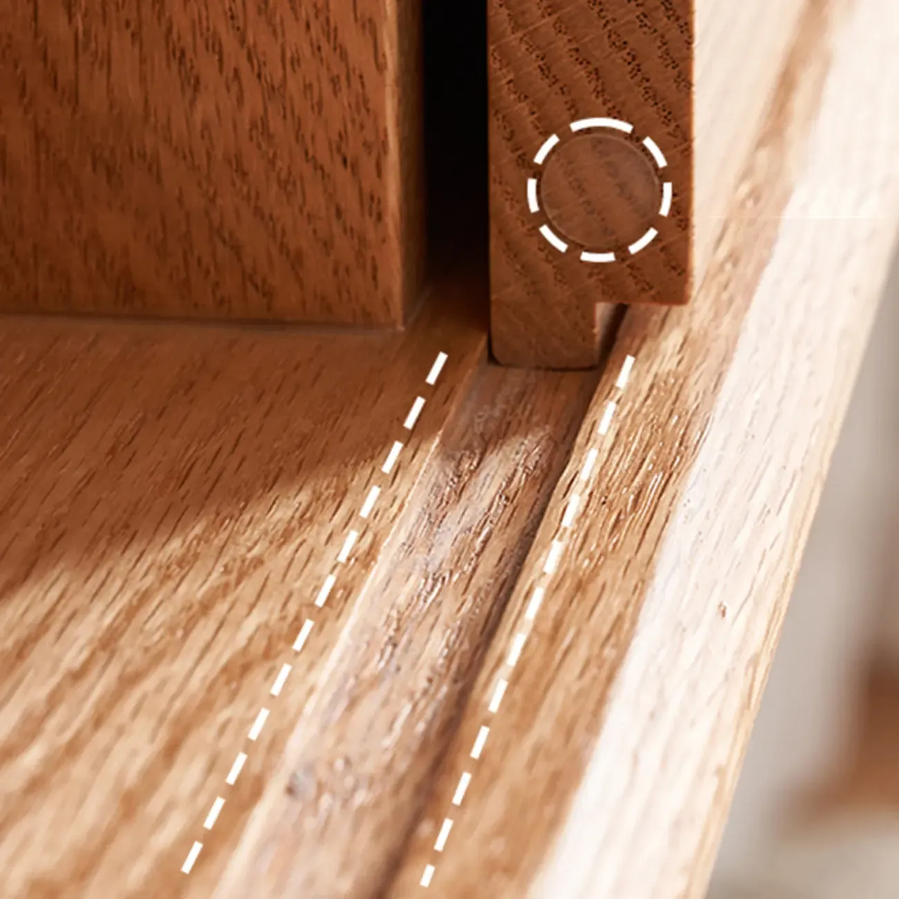 Natural Wood Wall Mount TV Stand Entertainment Center