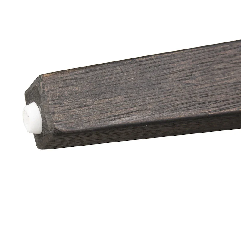 Double Bridge Dark Chestnut 7 Piece Trestle Table Set