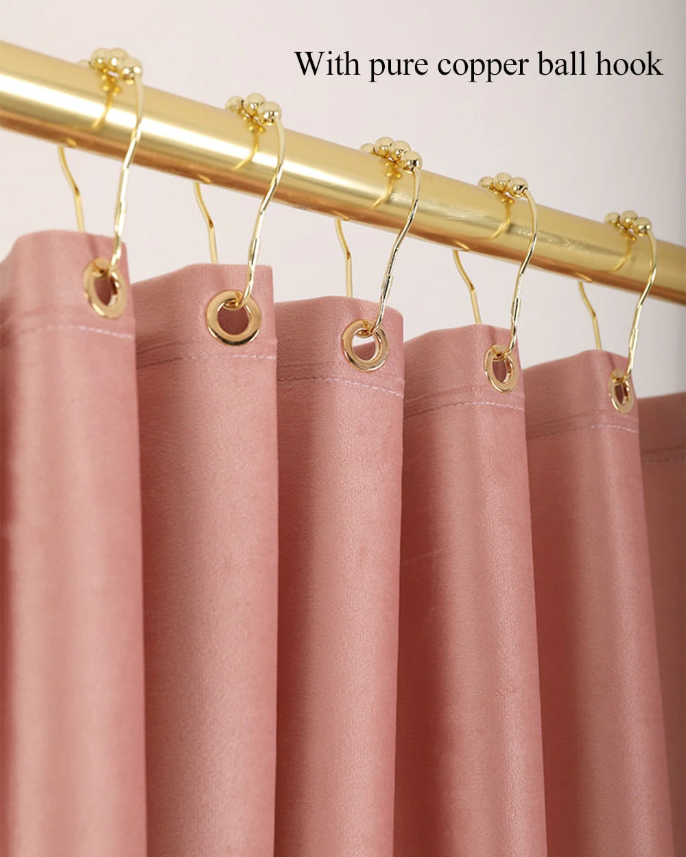 HULIANFU LIANGQI Velvet Shower Curtain Waterproof Coating Mildew Proof Fabric Thicken Cloth Bathroom Bathtub Tools Home Decoration Custom - Deanwangkt