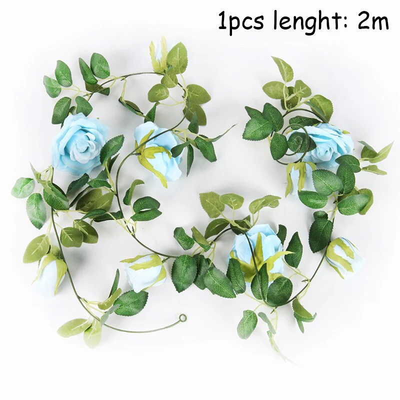 HULIANFU Wedding Decoration 10-40cm Rattan Wreath Metal Hoop Wreath Decor Floral Hoop Christmas Decor for Home Hanging Artificial Flower - Deanwangkt
