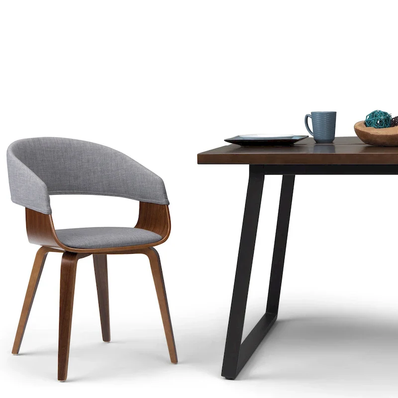 Calinda Mid Century Modern Bentwood Single Dining Chair - 20.5w x 21.7d x 30.9h