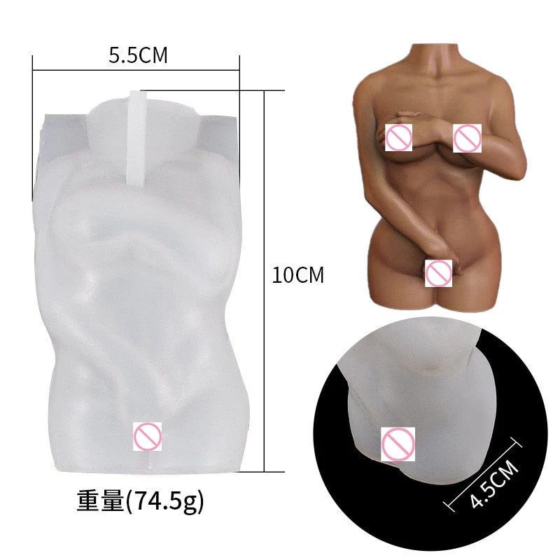 HULIANFU Vintage Roman Column Candle Mold DIY Portrait Scented Silicone Mold Venus Goddess Human Body Plaster Mold Candle Mold Making - Deanwangkt