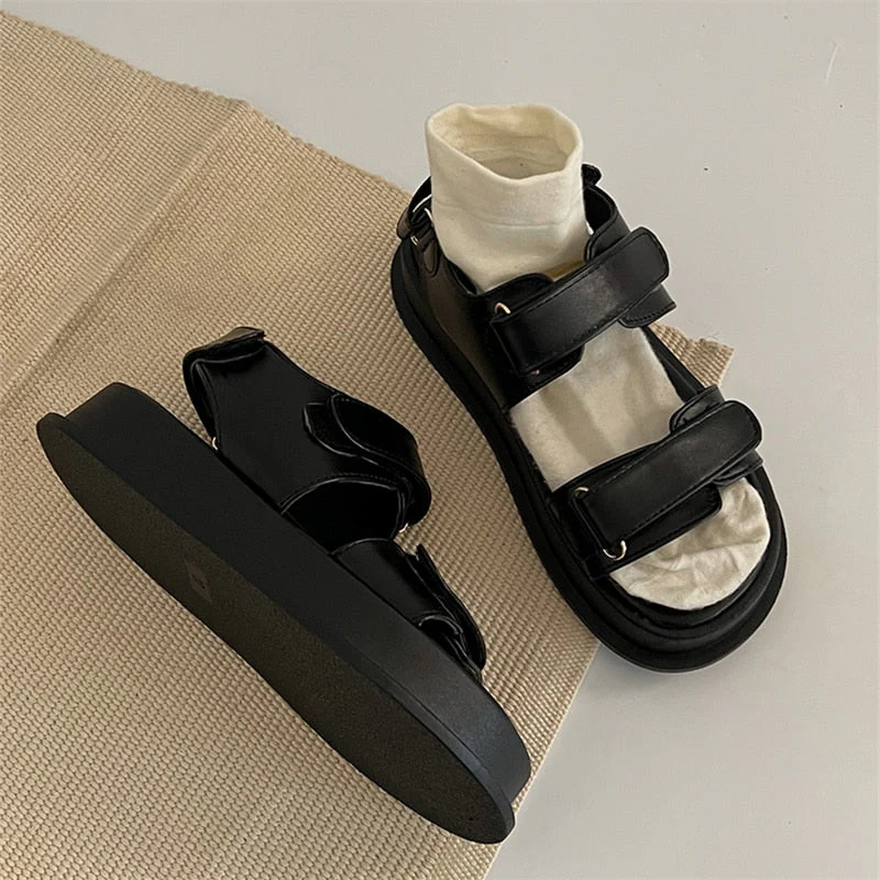 Luxury Summer Sandals Women Shoes Casual Classic New Brand Back Strap Sandals Flats Shoes Open Toe Beach Ladies Sandals Woman - Deanwangkt