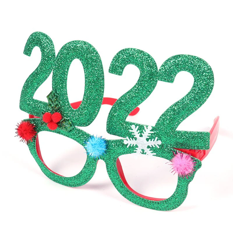 HULIANFU 2026  Christmas Headbands Christmas Tree Reindeer Antlers Hairband Xmas Party Kids Hairhoop  Christmas Glasses Photo Booth Props - Deanwangkt