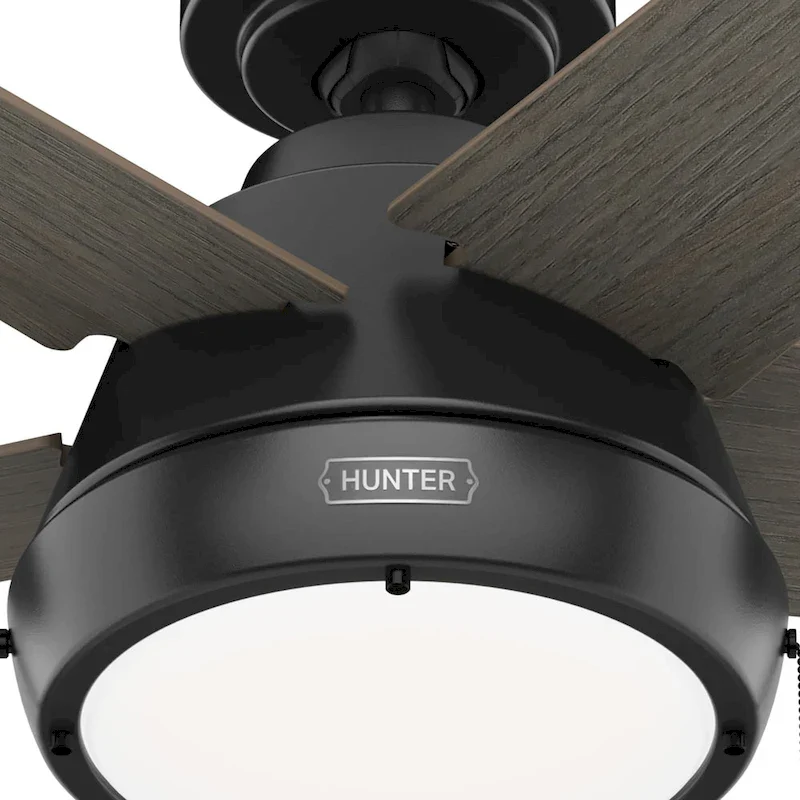 Hunter 44  Burroughs Ceiling Fan with LED Light, Pull Chain