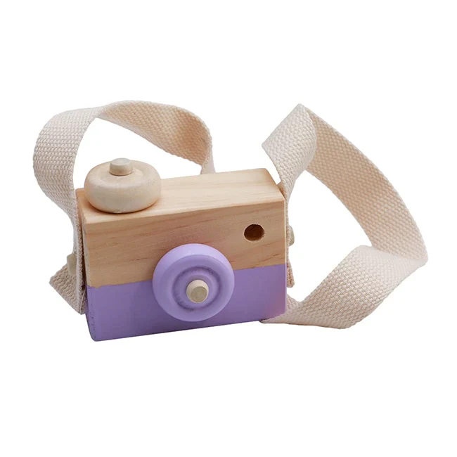 HULIANFU Nordic European Style Camera Toys Baby Kids Room Decor Furnishing Articles Child Christmas Birthday Wood Gifts - Deanwangkt