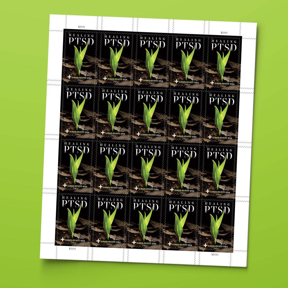Semipostal Raises Millions for PTSD Treatment - TWENTYSTAMPS