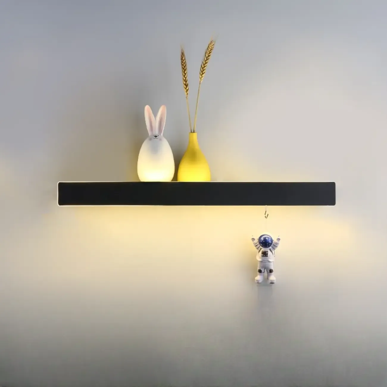 Modern up & Dowm Wall Light with Acrylic Shade Dimmable