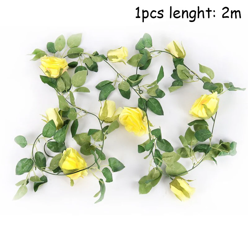 HULIANFU Wedding Decoration 10-40cm Rattan Wreath Metal Hoop Wreath Decor Floral Hoop Christmas Decor for Home Hanging Artificial Flower - Deanwangkt