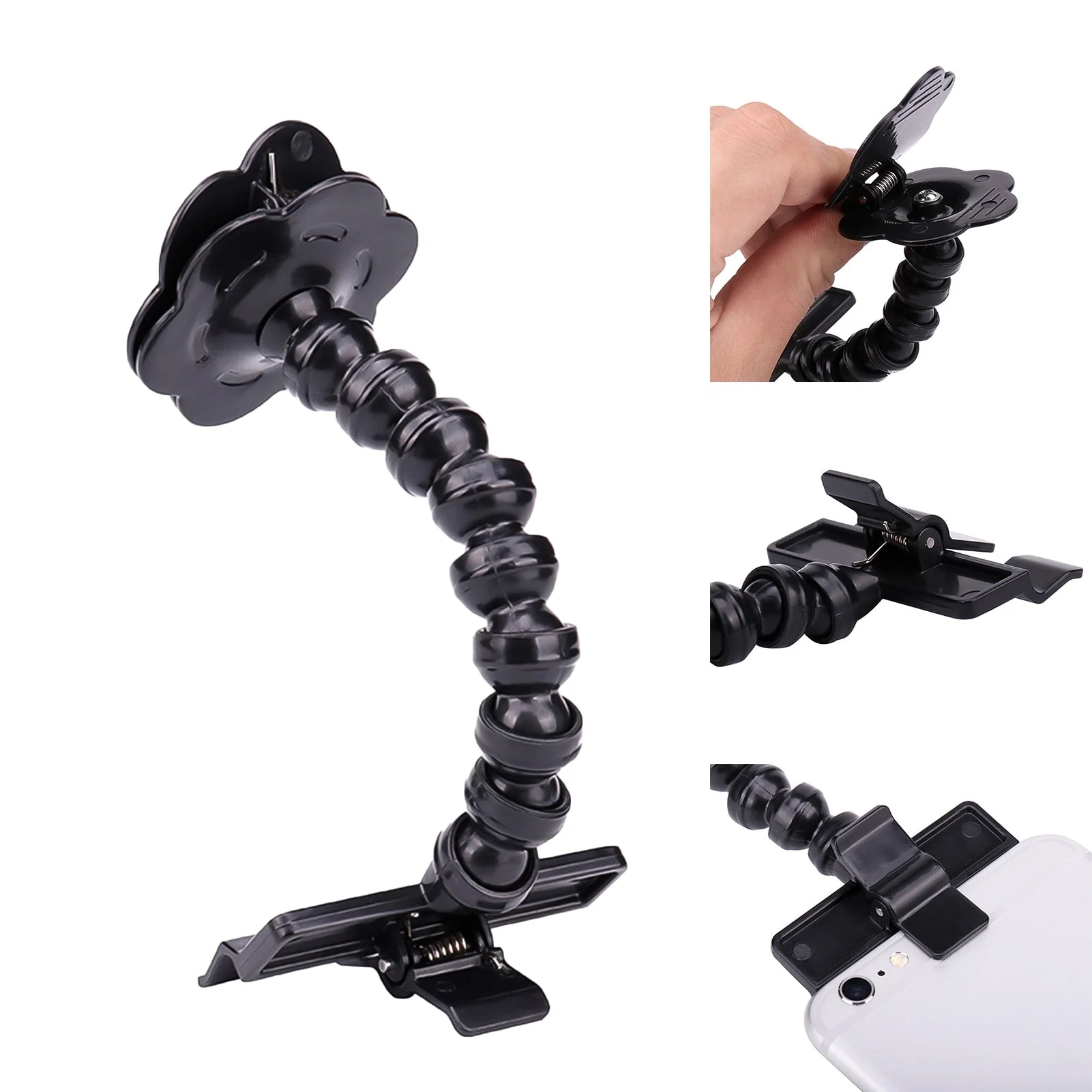HULIANFU Pet Selfie Stick Dog Cat Smartphone Selfie Stick Puppy Selfie Stick Rod Dog Cat Photo Shooting Toys Mobile Phone Clip Pet Supply - Deanwangkt