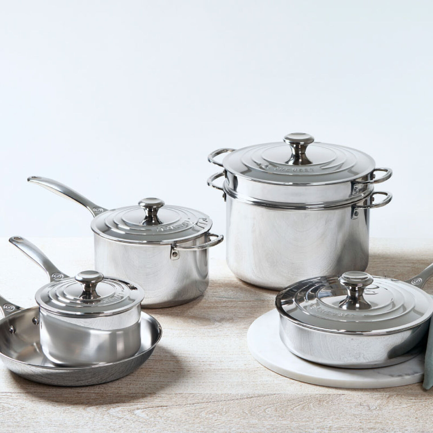 Signature Stainless Steel 10-Piece Cookware Set