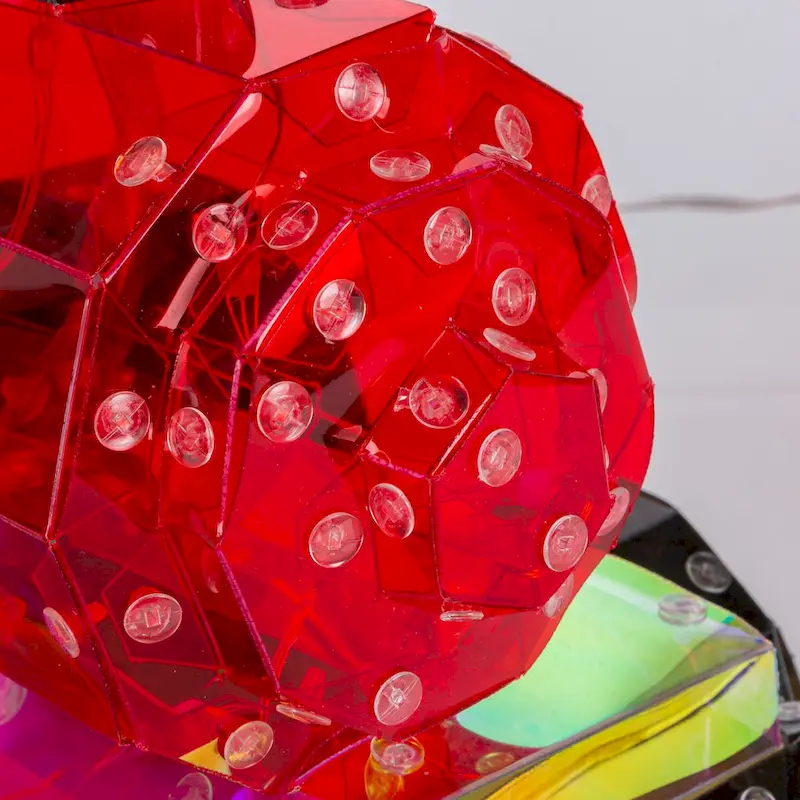 Spectacular 16 Inch Lighted Holographic Holiday Train