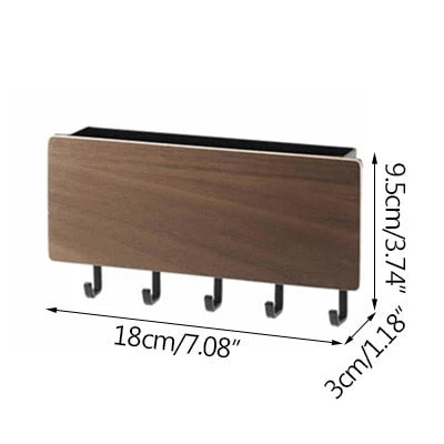HULIANFU Rack Storage Rack Key Wooden Hanger Home Wall Vintage  Hallway Home Space Saving Small Bedroom Door Back Decorative Room Rack - Deanwangkt