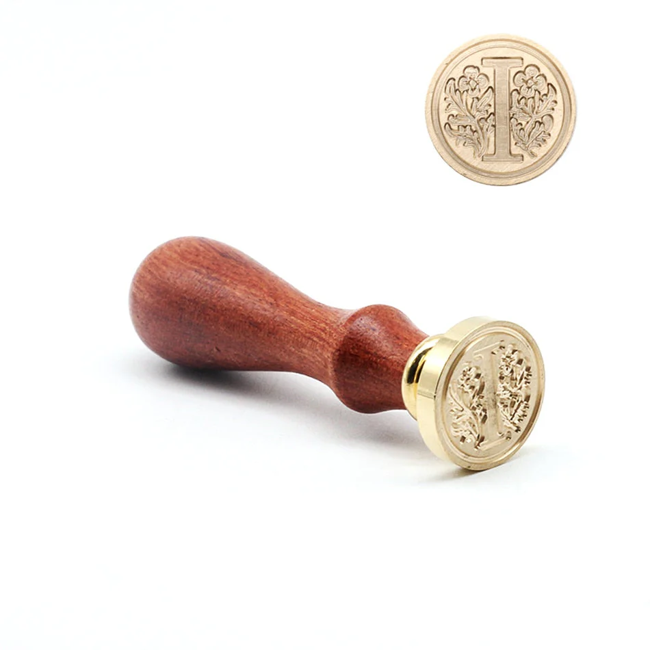 HULIANFU Retro Wood Stamp Classic 26 Letter A-z Alphabet Initial Sealing Wax Seal Stamp Ancient Seal Post Decorative Antique Stamp Gifts - Deanwangkt