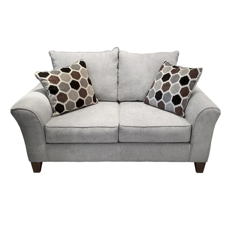 Roundhill Furniture Camero Fabric Pillowback Loveseat