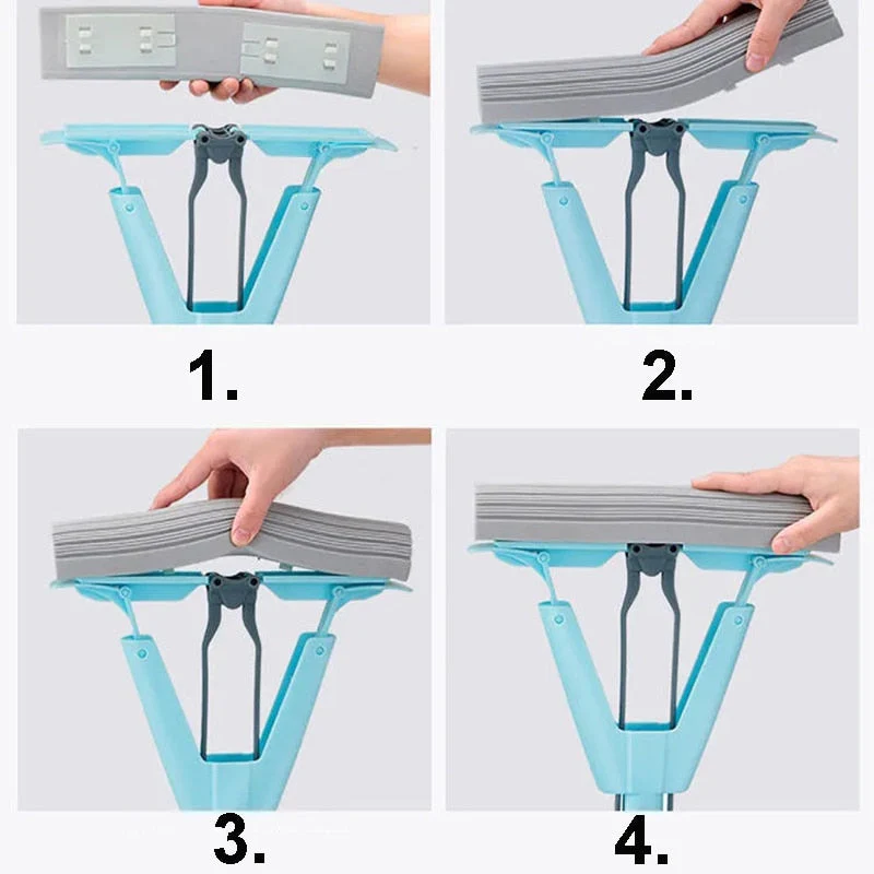 HULIANFU PVA Sponge Foam Rubber Mop Head Replacement Home Floor Cleaning Kitchen Tool Household Cleaning Accessories - Deanwangkt
