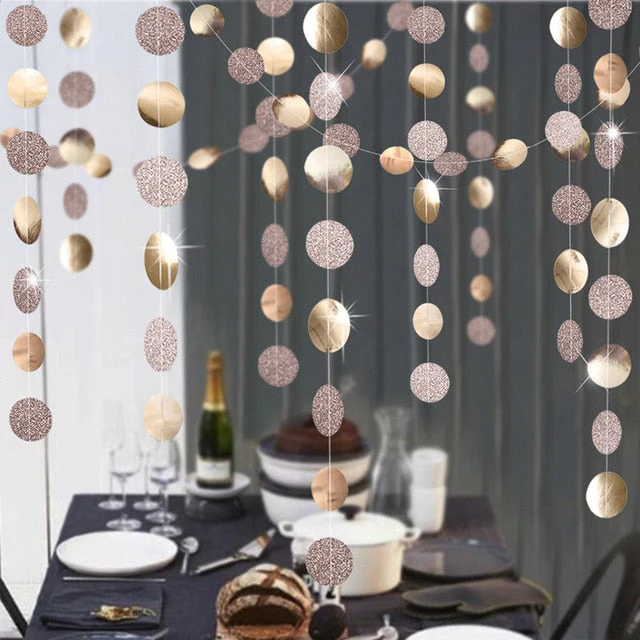 HULIANFU Merry Christmas Decorations for Home 4M Twinkle Star Paper Garland New Year  Noel ChristmasTree Ornaments Kerst  Navidad - Deanwangkt