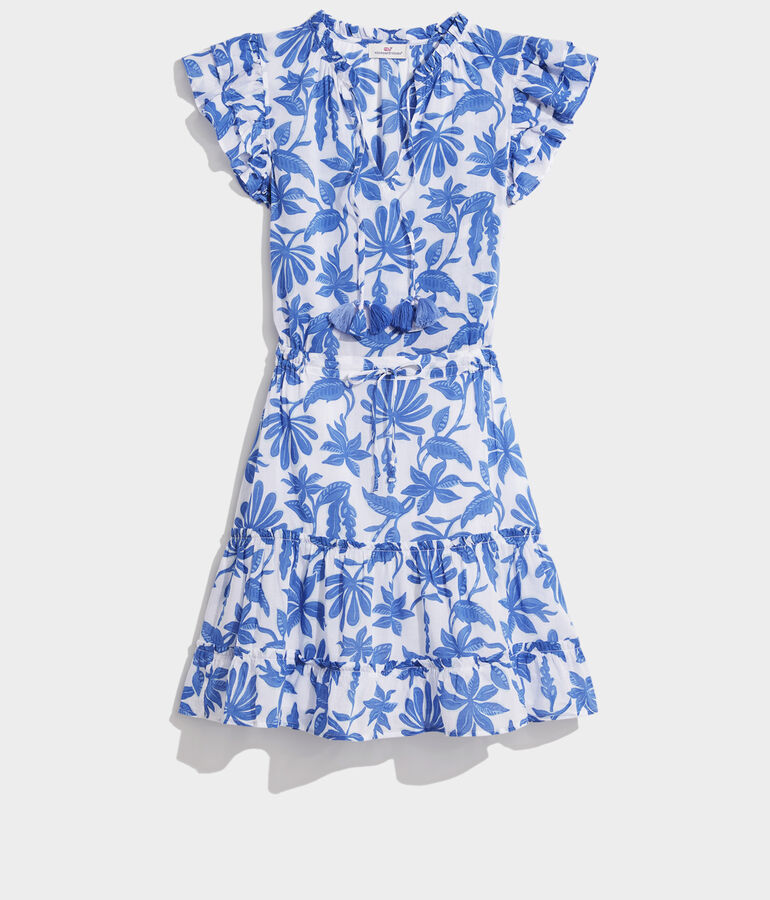 Floral Smocked Waist Dress