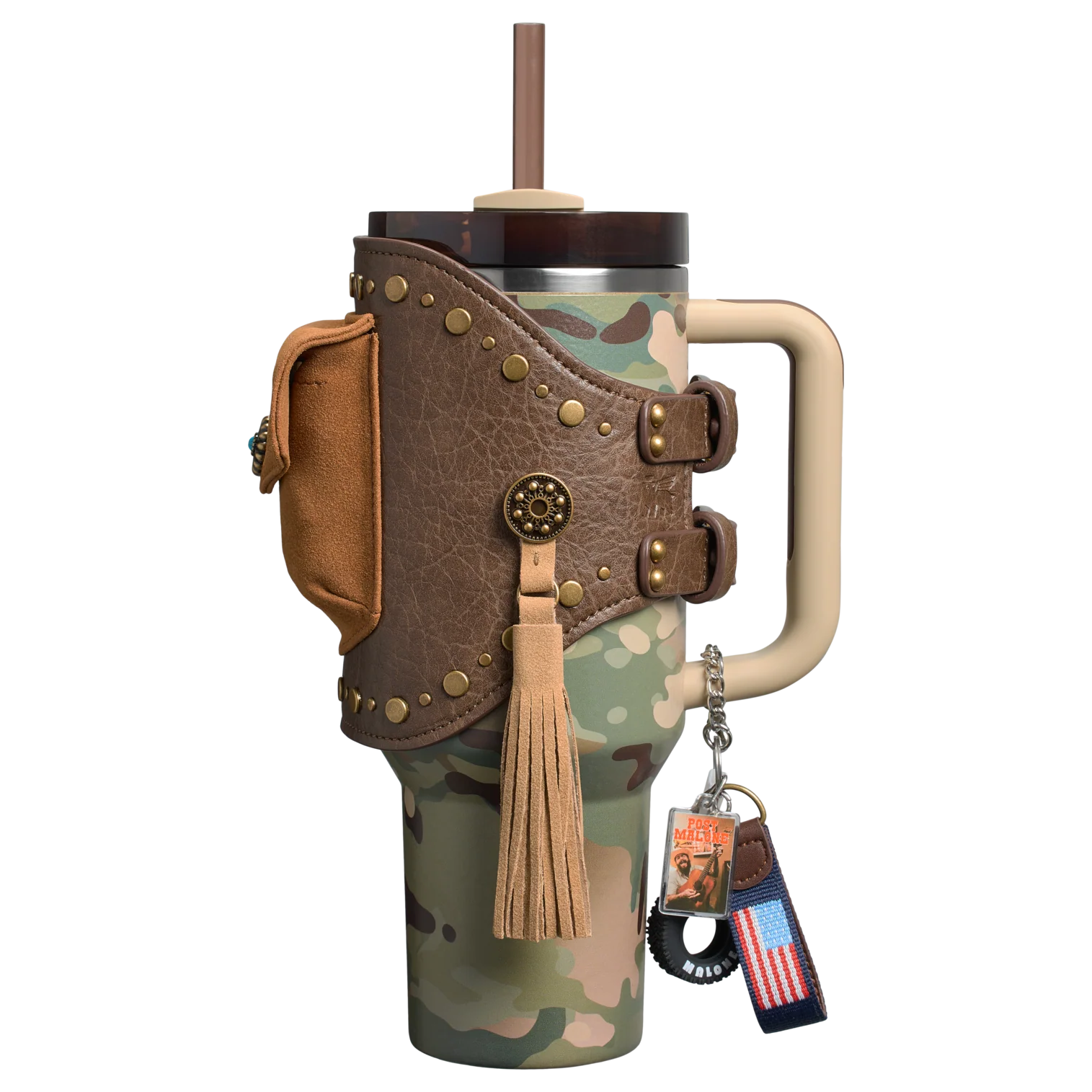 The Post Malone x Stanley Quencher® H2.0 FlowState™ Tumbler with Quencher® Pouch Belt | 40 OZ