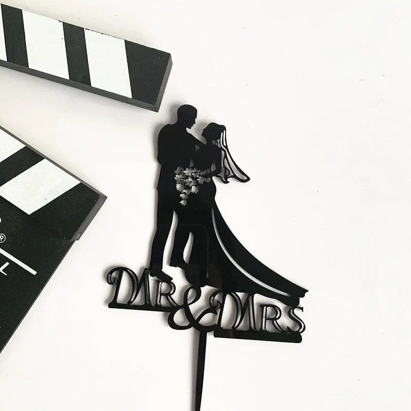 HULIANFU MR&MRS Acrylic Wedding & Engagement Cake Topper Lover Valentine  Day Baking Decoration You&me Anniversary Cake Party Favors - Deanwangkt