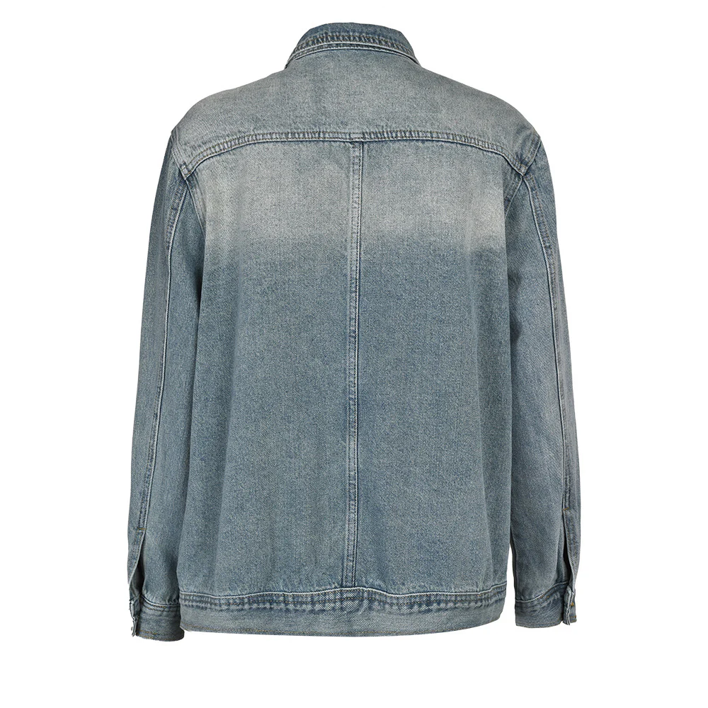 hulianfu Denim Glamorous Single Breasted High Split Mini Dress - Deanwangkt