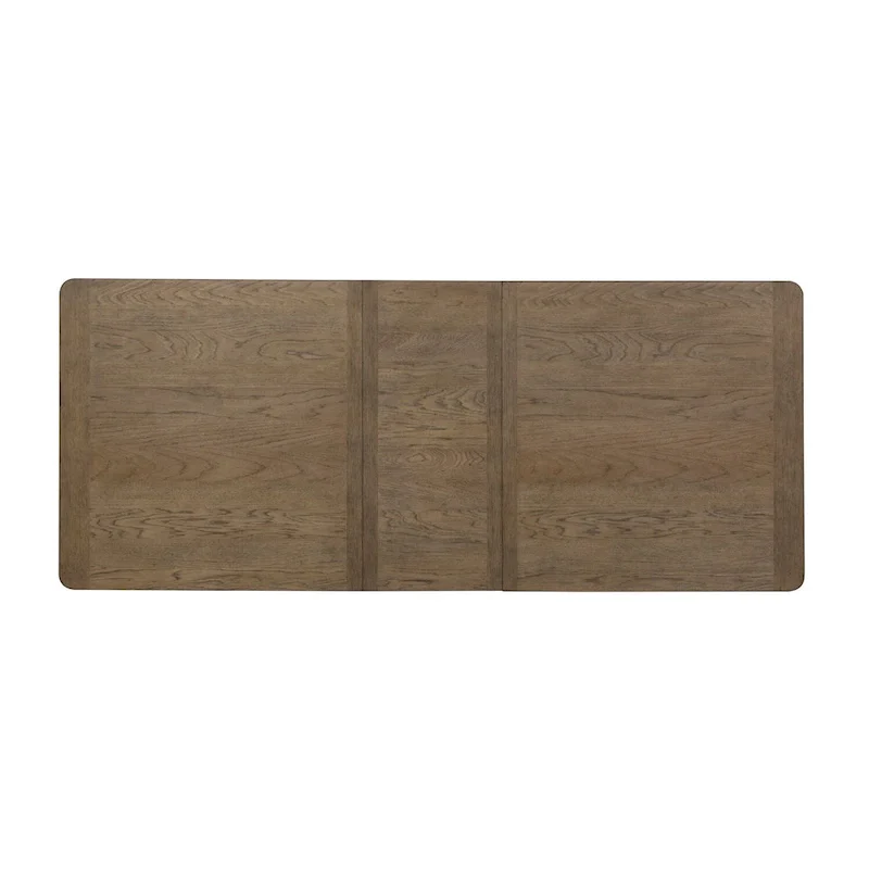 Farmhouse Reimagined Antique White with Chestnut Trestle Table