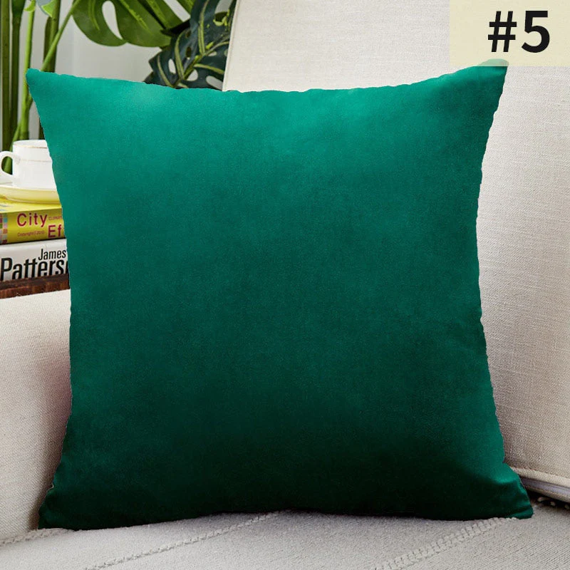 HULIANFU Super Soft Cushion Cover Velvet Pillow Cover For Sofa Living Room Housse De Coussin 30x50cm Decorative Pillows Nordic Decoration - Deanwangkt