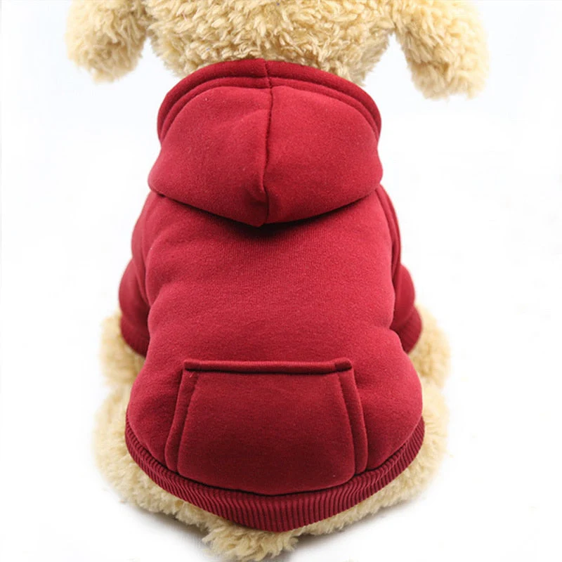 HULIANFU Pet Dog Clothes For Small Dogs Clothing Warm Clothing for Dogs Coat Puppy Outfit Pet Clothes for Large Dog Hoodies Chihuahua - Deanwangkt