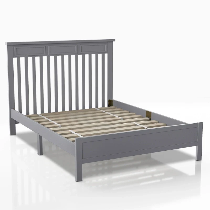 Amanda Traditional Slatted Full Size Platform Bed