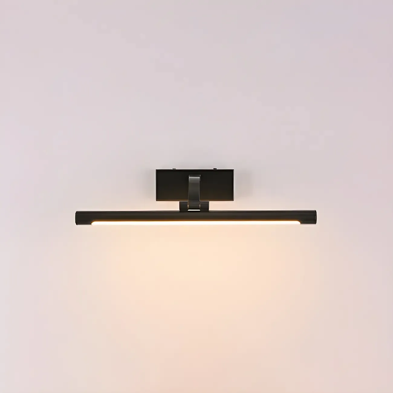 Modern Black Cylinder LED Wall Lamp with Acrylic Shade