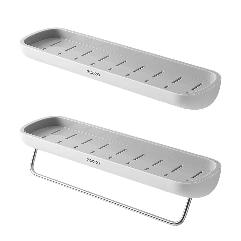 HULIANFU Wall-mounted Bathroom Shelf Toilet Storage Rack For Kitchen Storage Bath Organizer Household Bathroom Accessories Without Drill - Deanwangkt