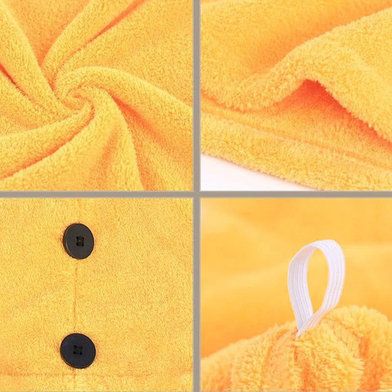 HULIANFU Women Microfiber Towel Hair Towel Bath Towels for Adults Home Terry Towels Bathroom Serviette De Douche Turban for Drying Hair - Deanwangkt