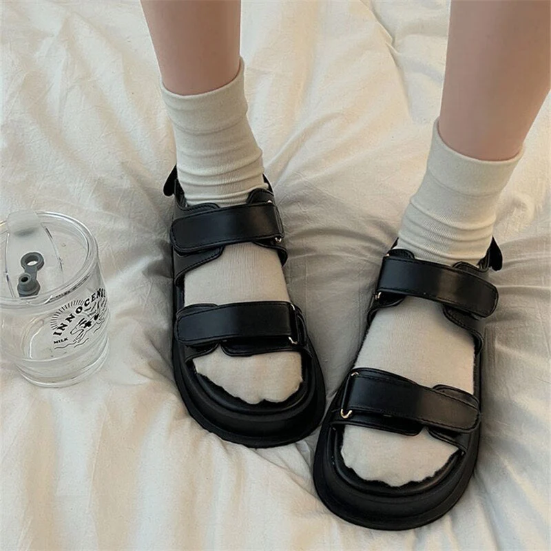Luxury Summer Sandals Women Shoes Casual Classic New Brand Back Strap Sandals Flats Shoes Open Toe Beach Ladies Sandals Woman - Deanwangkt