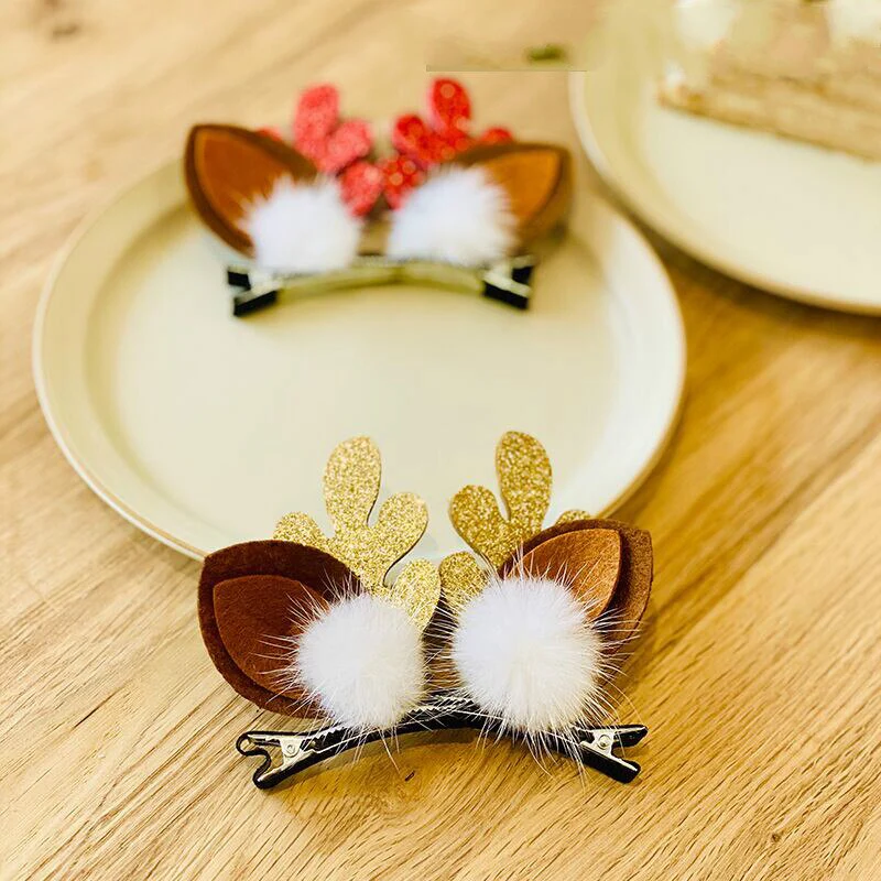 HULIANFU 2026  Christmas Headband Adornment Cute Antler Festival Style Headband Reindeer Ornaments Party Horns Cosplay Accessories - Deanwangkt