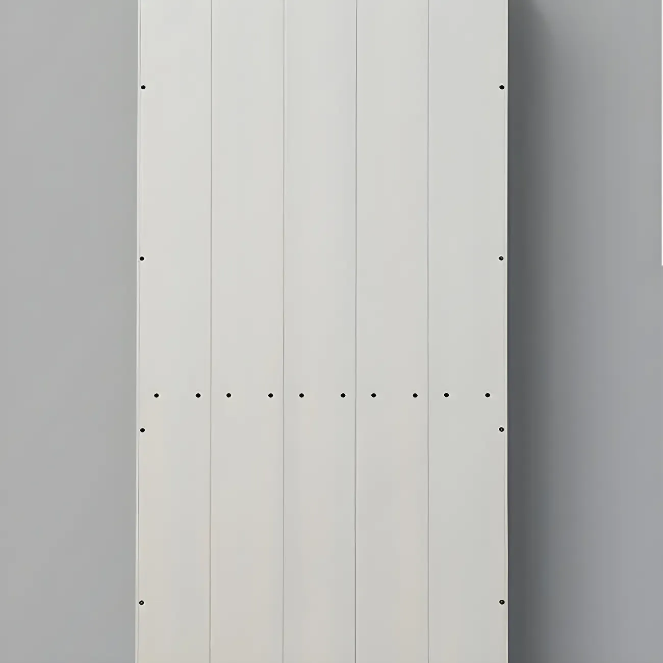 Classic Simple White Rectangular Wood Bookcase