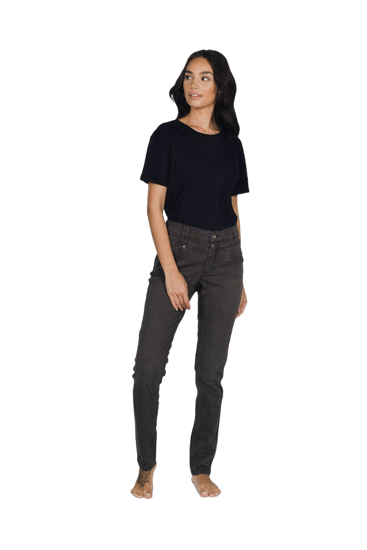 Hautenge Hose mit Stretch-Anteil – Rückansicht